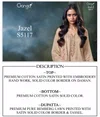 Jazel 5117 By Ganga Cotton Satin Embroidery Plzzo Suits
